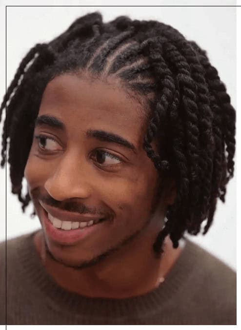 twist and curly locs
