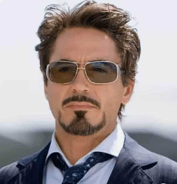tony stark goatee