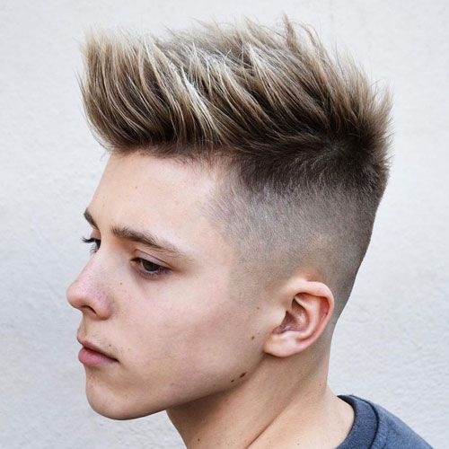 undercut spiky hair