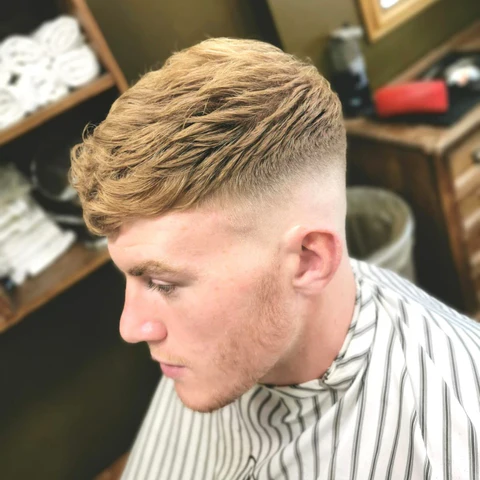 textured top with undercut