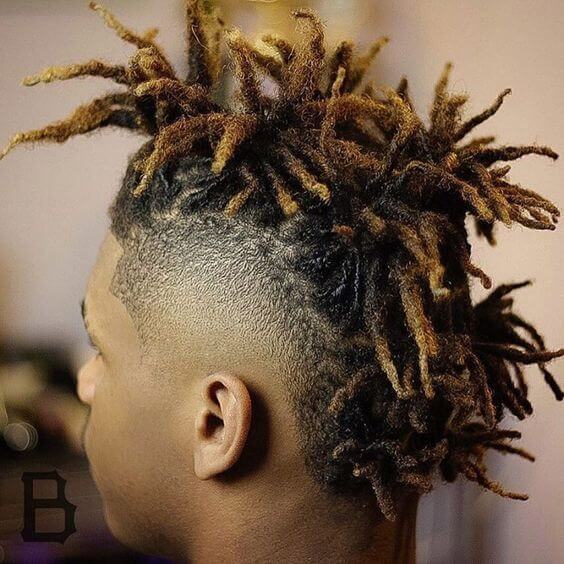 mohawk with dreads