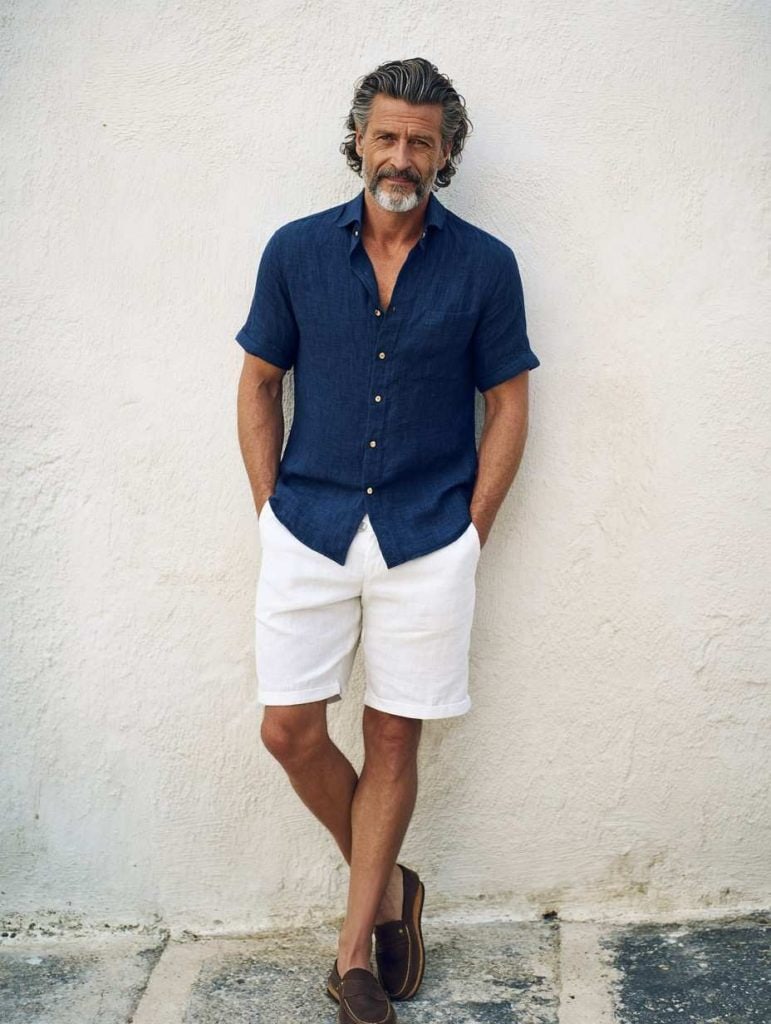 men over 50 style Beach or Resort Look