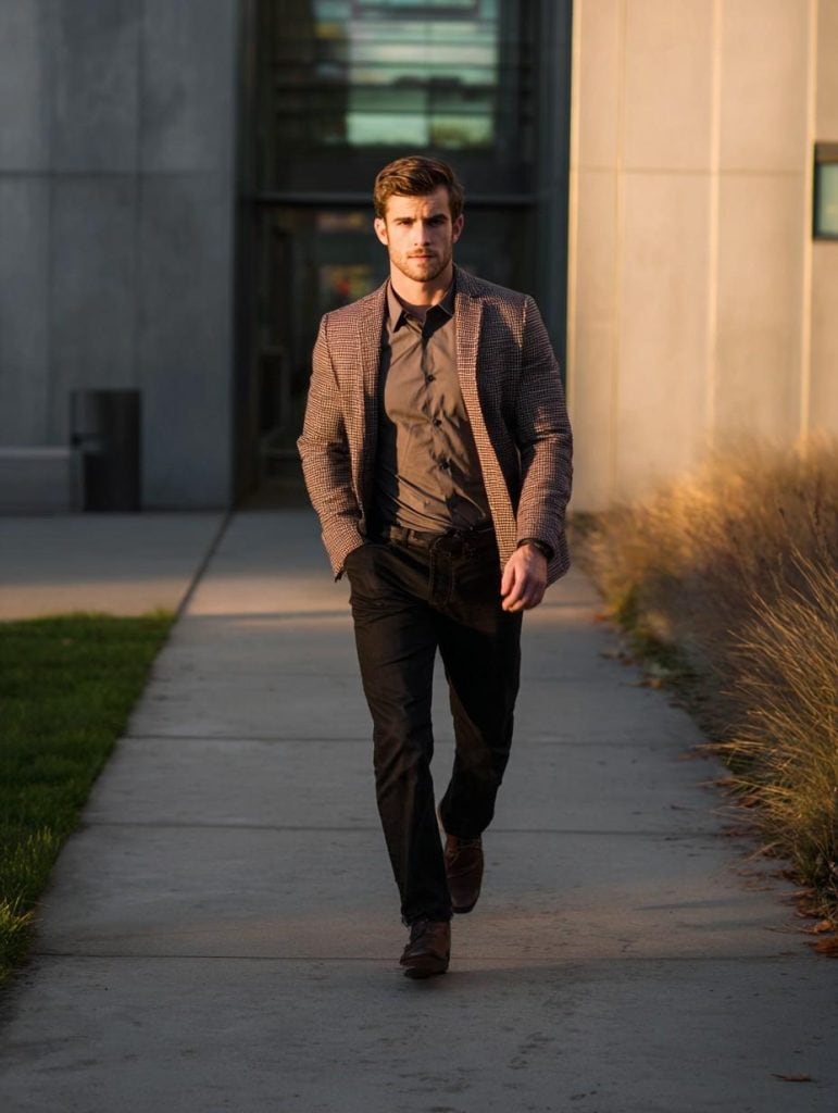 handsome_man Walking Toward Camera (Natural Motion) photography pose