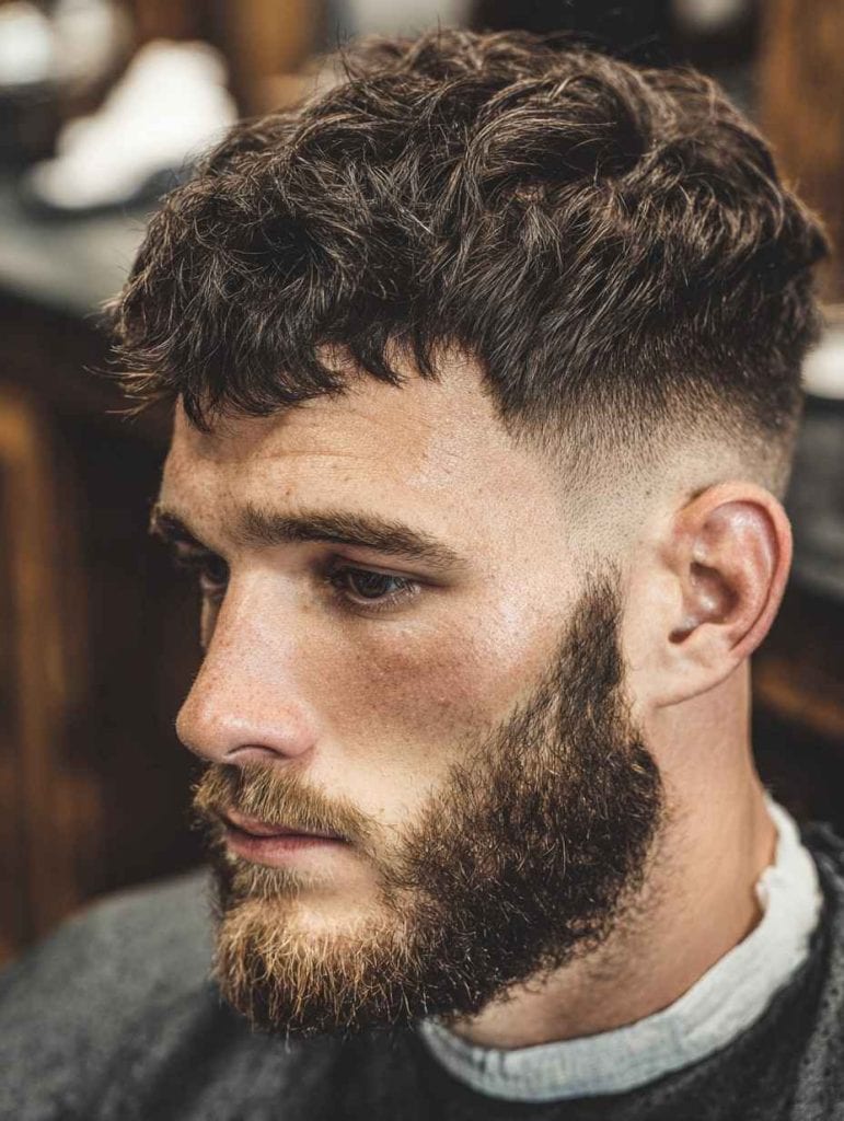 wavy Caesar Cut